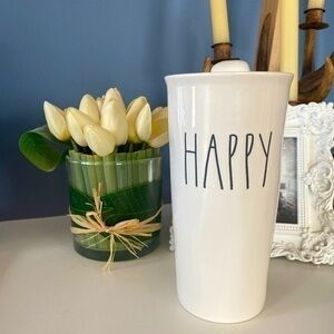 ⭐️RAE DUNN UNICORN! Happy Tumbler w/lid